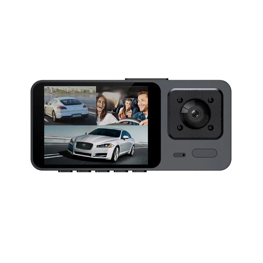 Cam Onemayship Camera Rear Lens DVR 3 Dash Recorder Inside G-Sensor Front 1080P Video Car