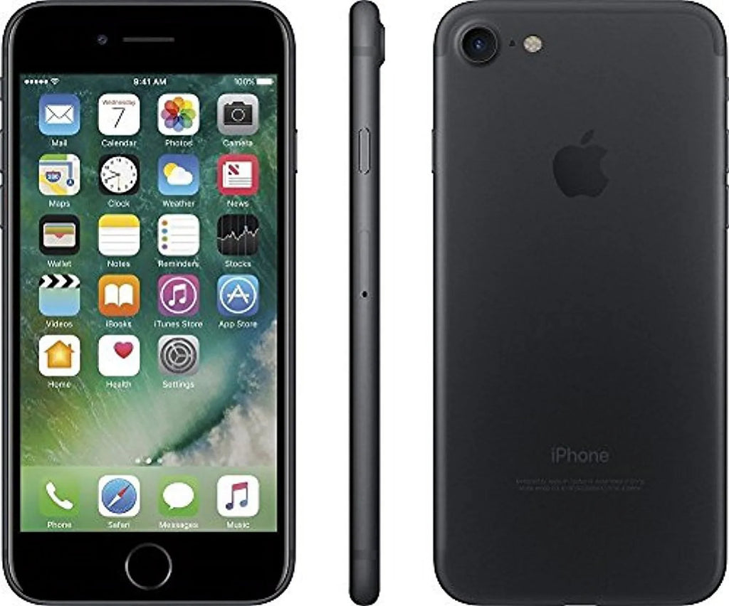 Restored AT&T iPhone Black (Refurbished) 32GB, 7