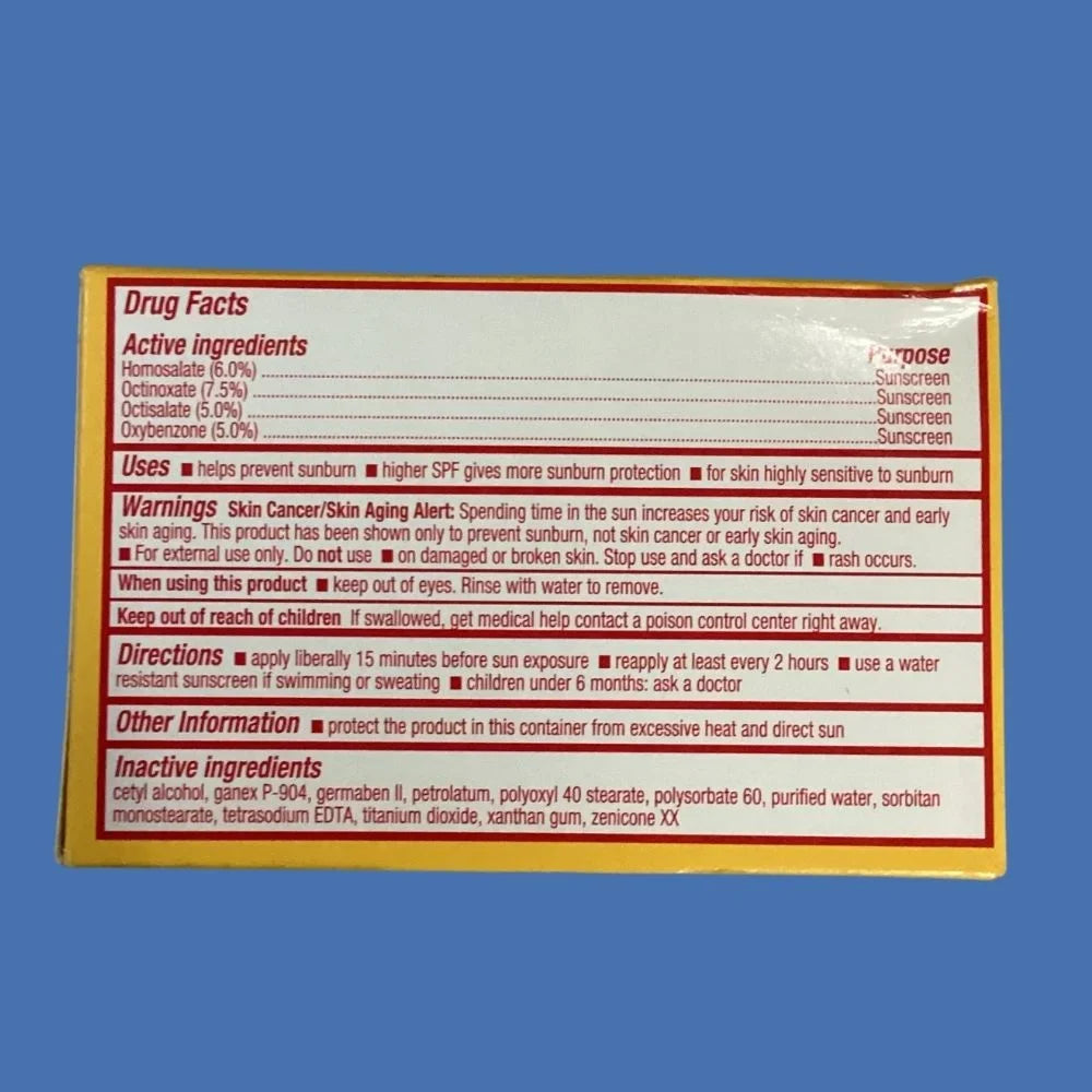 30 - SPF 100 - 3.5 (MS-84250) mg Sunscreen formula PABA-free Safetec Lotion Packets