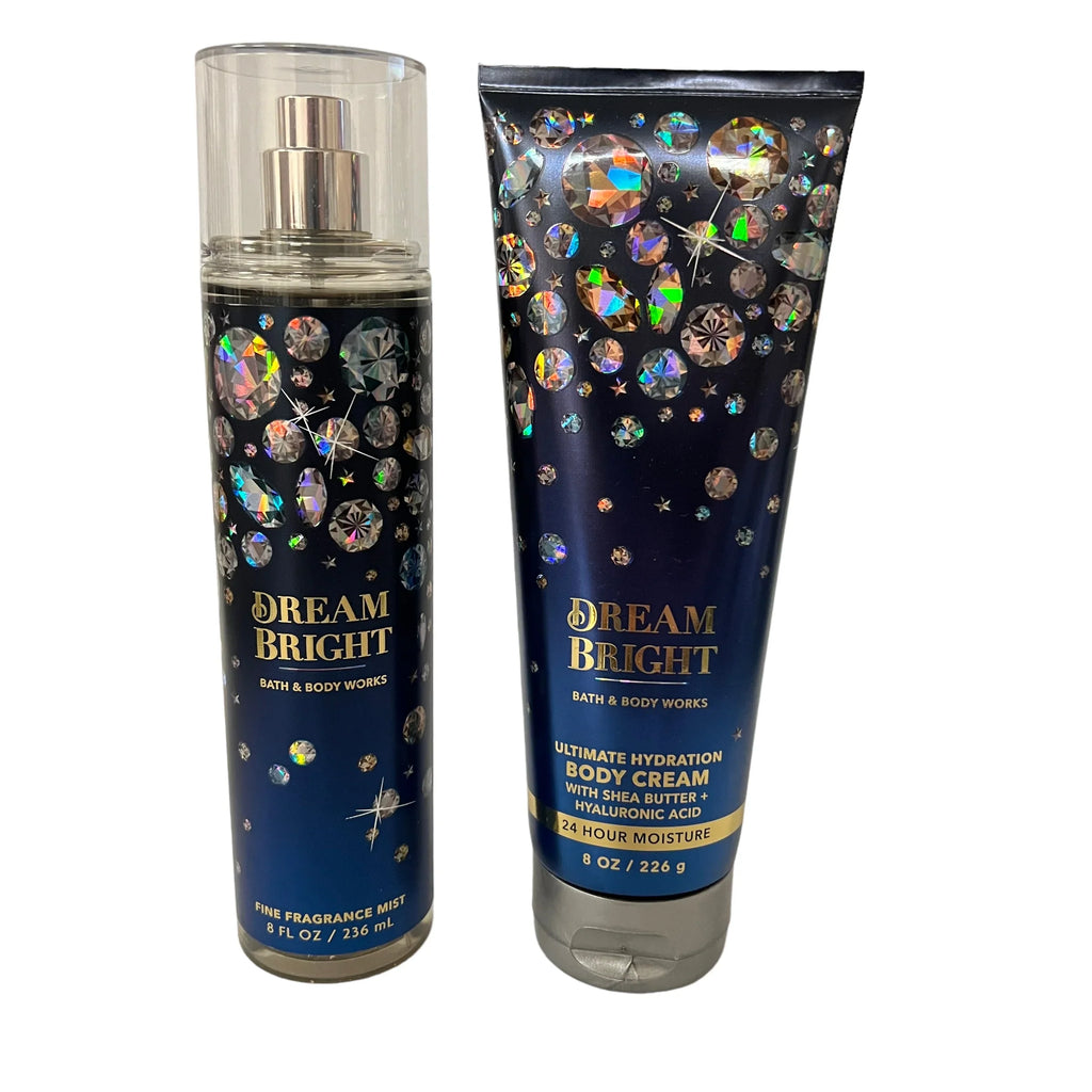 Pack & Fine & oz fl Bright Body Cream Dream Bath Set 8 Fragrance 2 Works Body Mist