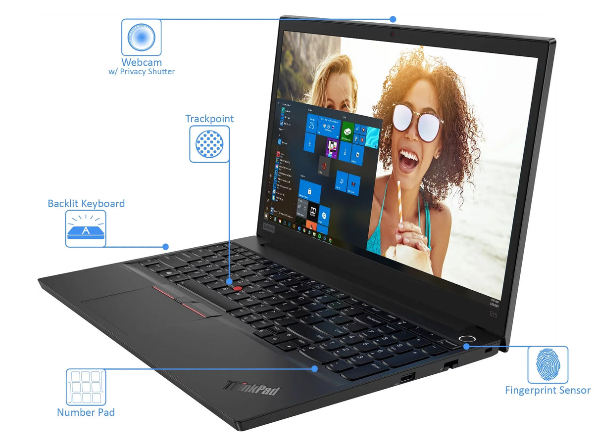 RAM, Pro i7-1165G7 IPS thinkPad 16GB Thunderbolt, SSD, Wi-Fi, Display, Upto Bluetooth, Core Intel 10 FHD 2 Windows HDMI, 4.7GHz, Laptop, 15.6" NVMe E15 Gen 1TB
