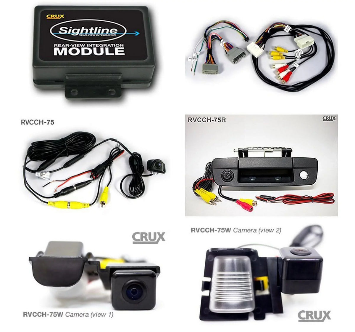 Camera RVCCH-75 Kit Rear-View Integration Crux