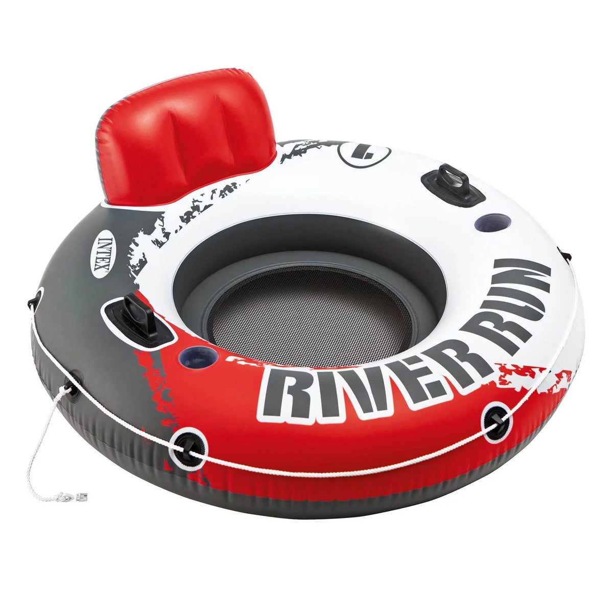 Tube, Run 2 American Float (2 Flag Pack) w/ Inch River 53 Intex Person Red