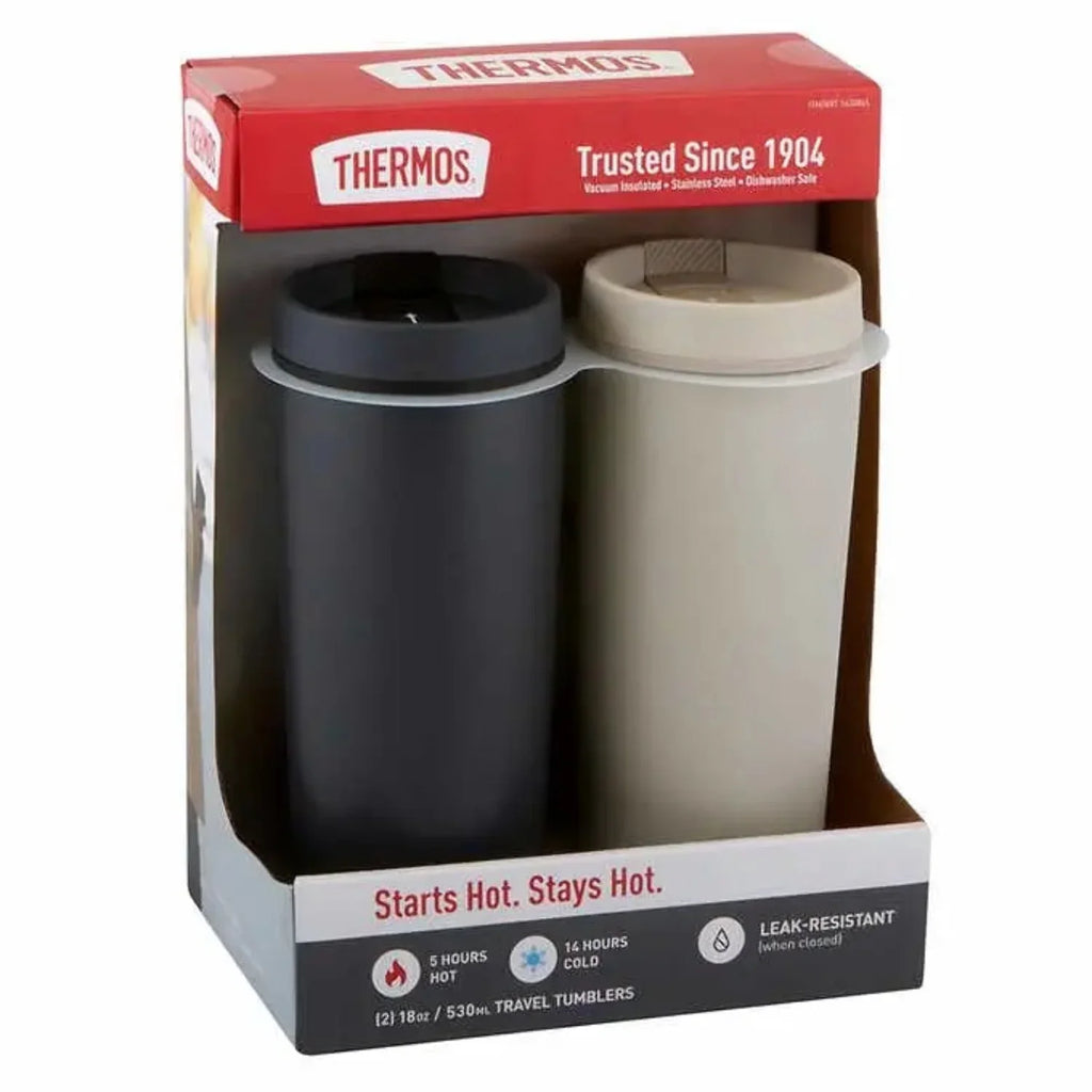 Stainless Tumblers Travel 2-Pack THERMOS Steel