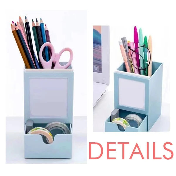Holder Pattern Universe Card Desk Supplies Elliptical Pen Nebula Organizer Cosc