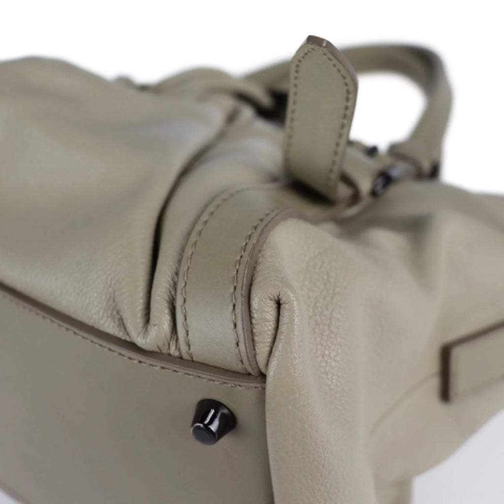 2WAY tote beige (Good) BURBERRY bag Pre-Owned Burberry leather shoulder