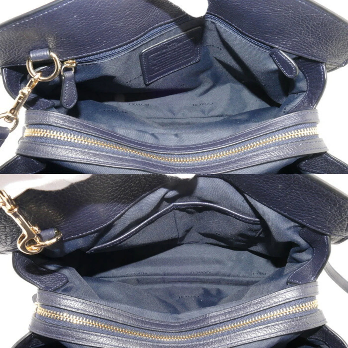 Shoulder 30 Bag (Good) 2Way Women's Pre-Owned Mercer 37575 Satchel Navy COACH