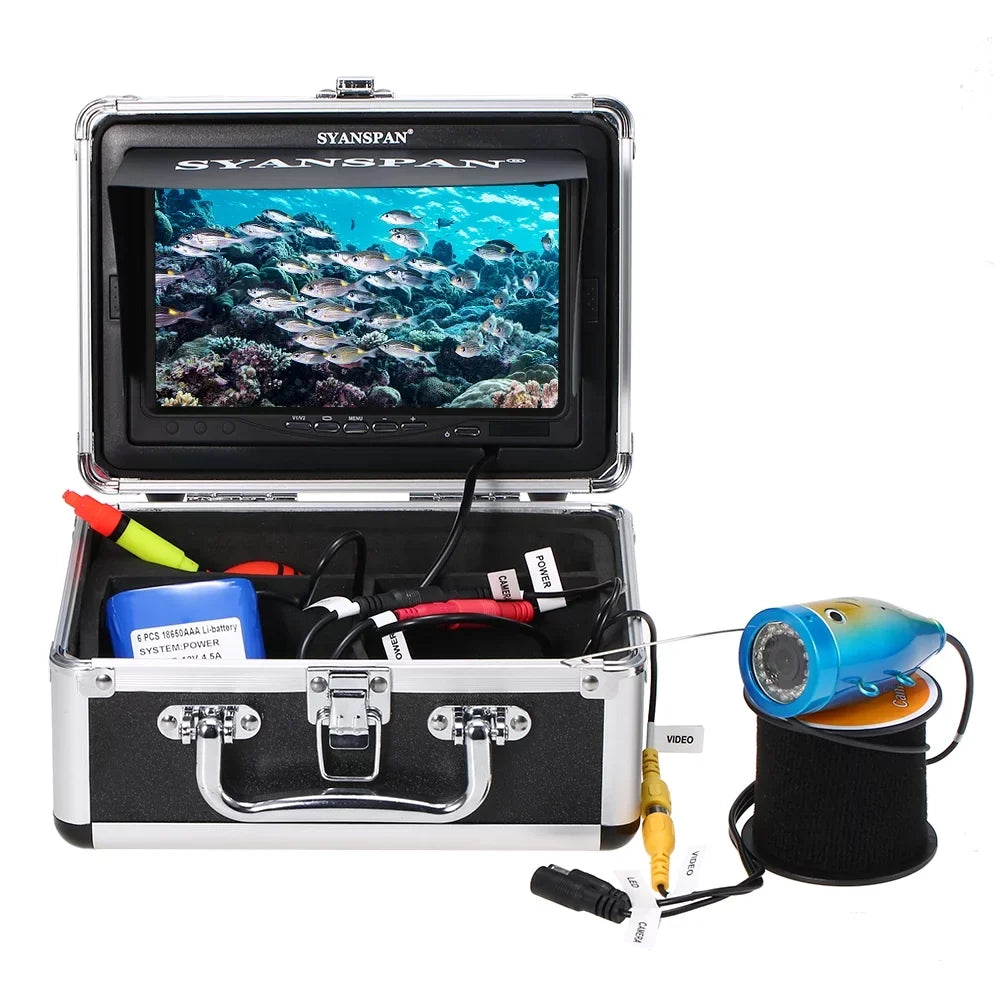 Ice Infrared Koeb Ice Lake Huiop Fishing Waterproof Inch1000tvl Boat Lake Fish InchIr Fish Camera,1000tvl 24pcs Camera Kit Waterproof Leds1000tvl SYANSPAN Ir Camera Leds 7"