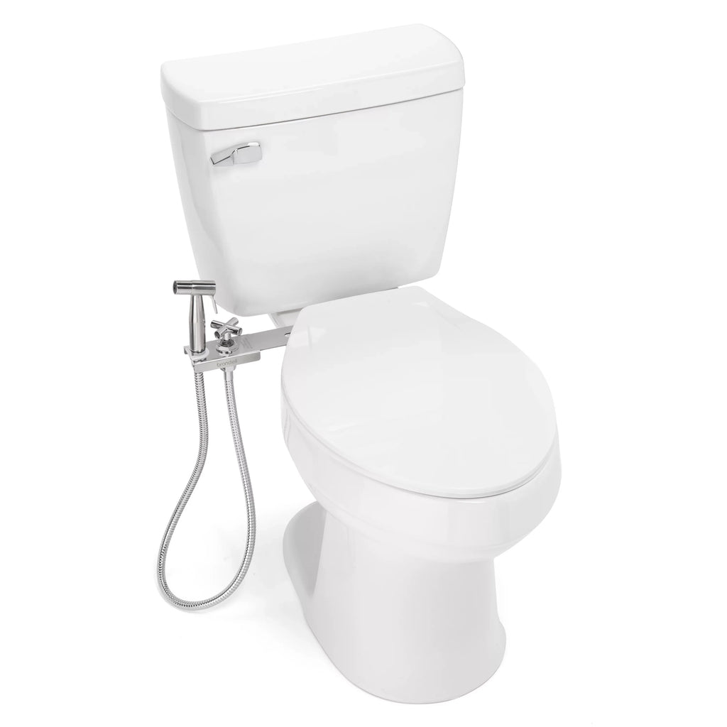 CleanSpa with and Brondell Holster Luxury Integrated Shut Hand-Held Steel Stainless Sprayer Bidet off,