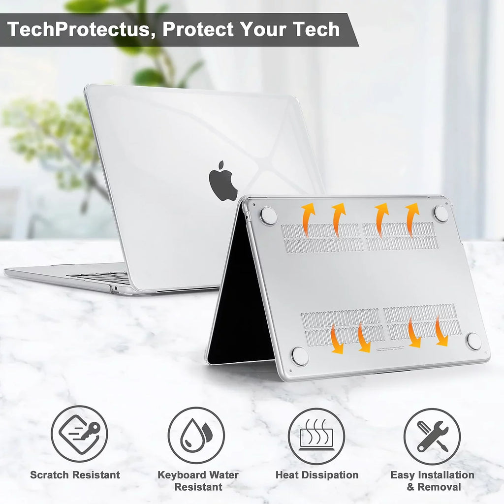 Keyboard Clear (TP-CYC-K-MA13M2) Techprotectus Crystal Laptop Hard-Shell Cover with Sleeve