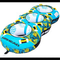 '- 3 Yellow Airhead Blast Rider & Towable, Blue