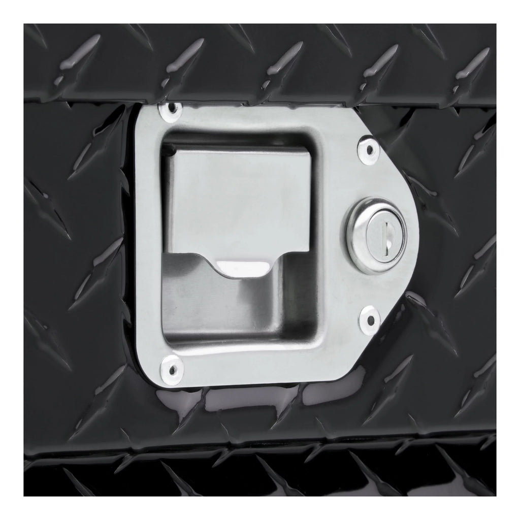 Gloss Heavy-Wall Side Tool UWS Box, Aluminum EC30102 Black Truck 48-Inch Lid RigidCore