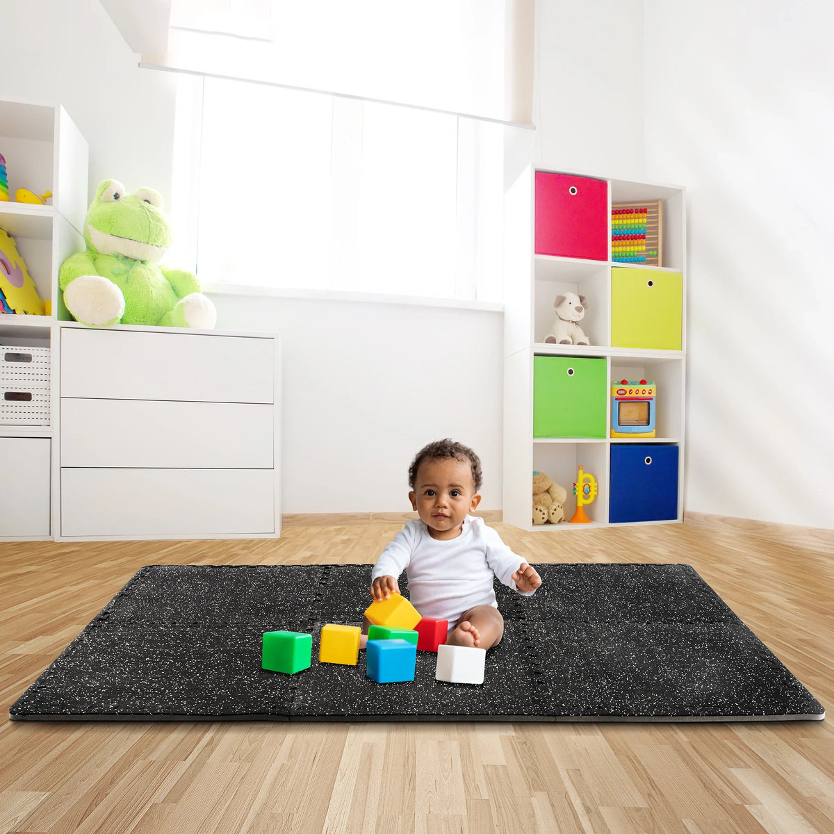 1/2" Mat High Density Sivan Flooring Rubber Foam for Home Gym Thick EVA Fitness Gym Gym Top 12 - Floor Interlocking