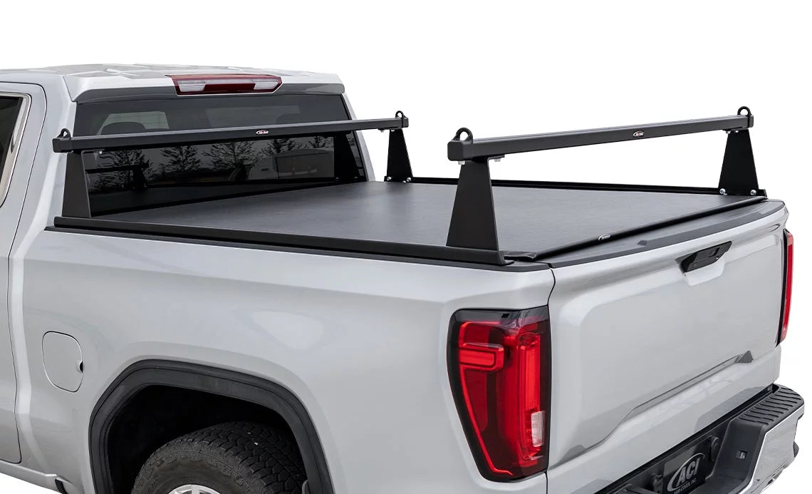 2015-2022 Canyon Black Aluminum F4020082 Colorado Fits Racks Truck GMC M-series Matte Fits Bed ADARAC Chevrolet 6'