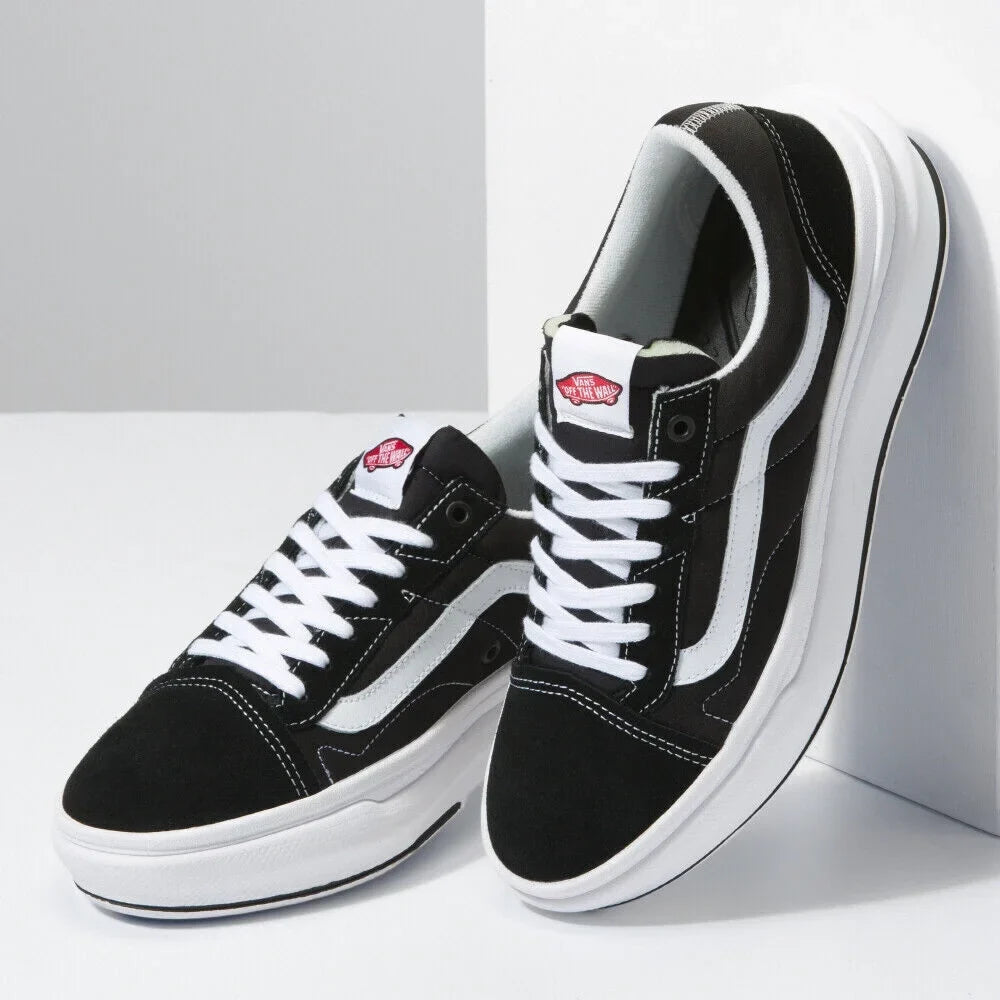 & Unisex CC Black Vans Shoes Skool Canvas Overt B472 White VN0A7Q5EBA2 Old (5) Skate