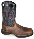 Cowboy Brown/Black Benton Mens 11D Boots Mountain Leather Smoky