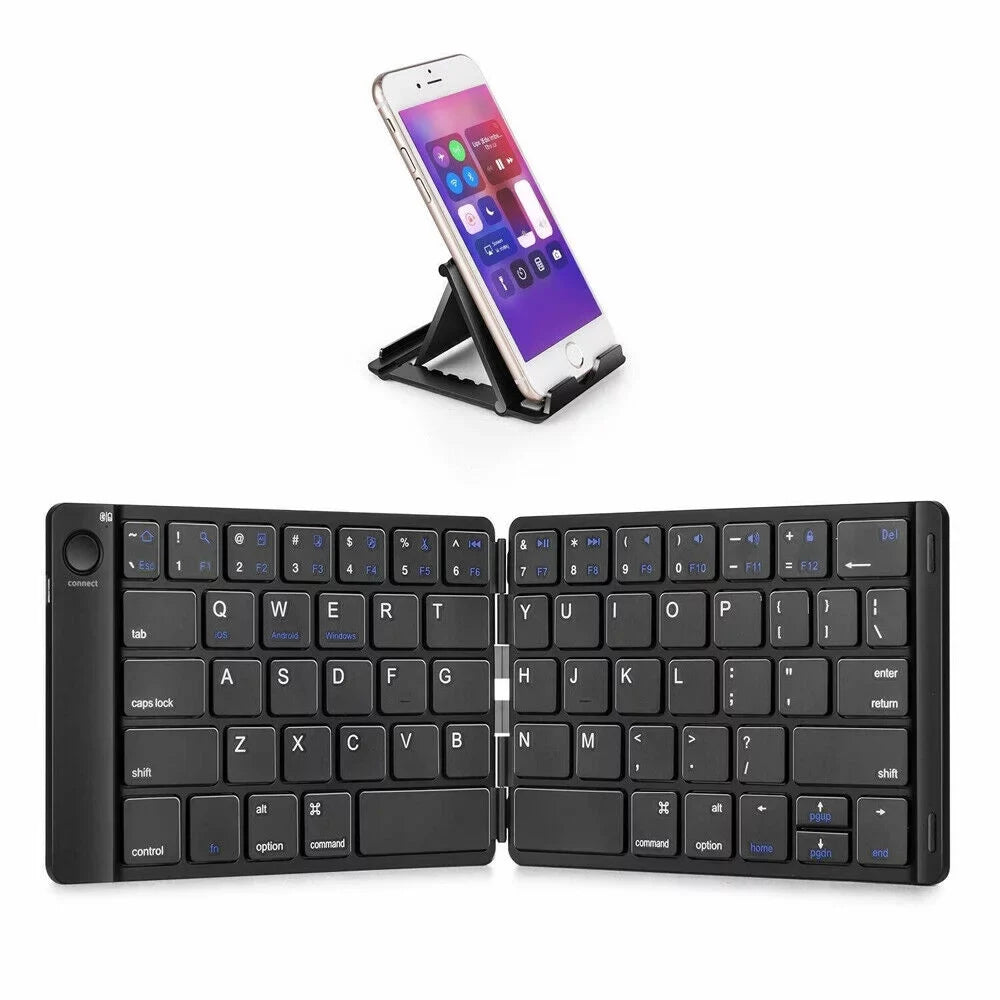 Bluetooth Phones PC Foldable Android Mac Mini for Keyboard iPhone Keyboard iPad Universal Tablet Wireless