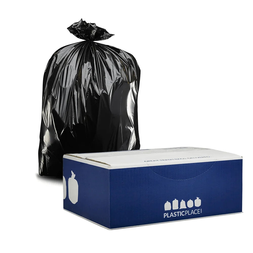 Count, Gallon Plasticplace 55-60 Contractor Black 25 Bags,