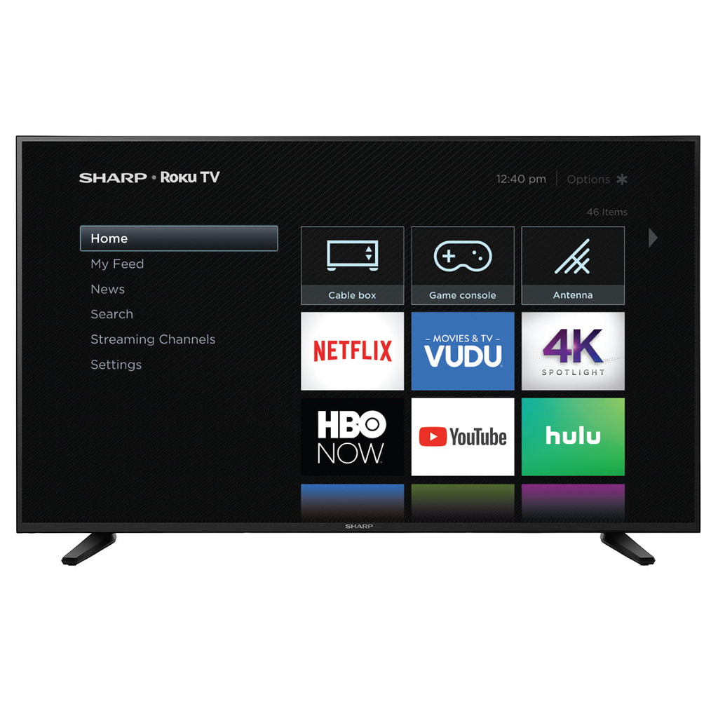(58Q7330U) 58" Sharp Class LED Roku Smart 4K HDR (2160P) Ultra TV HD