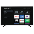 (58Q7330U) 58" Sharp Class LED Roku Smart 4K HDR (2160P) Ultra TV HD