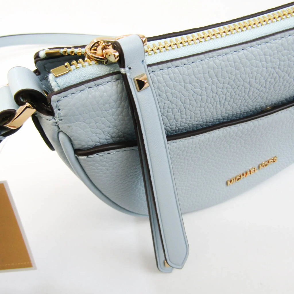 Michael Light Pre-Owned 35R3G4DC5L Leather Kors DOVER Shoulder Bag Blue Women's (Good)