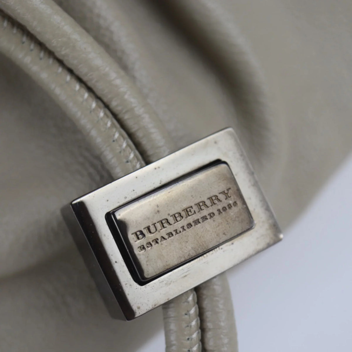 2WAY tote beige (Good) BURBERRY bag Pre-Owned Burberry leather shoulder