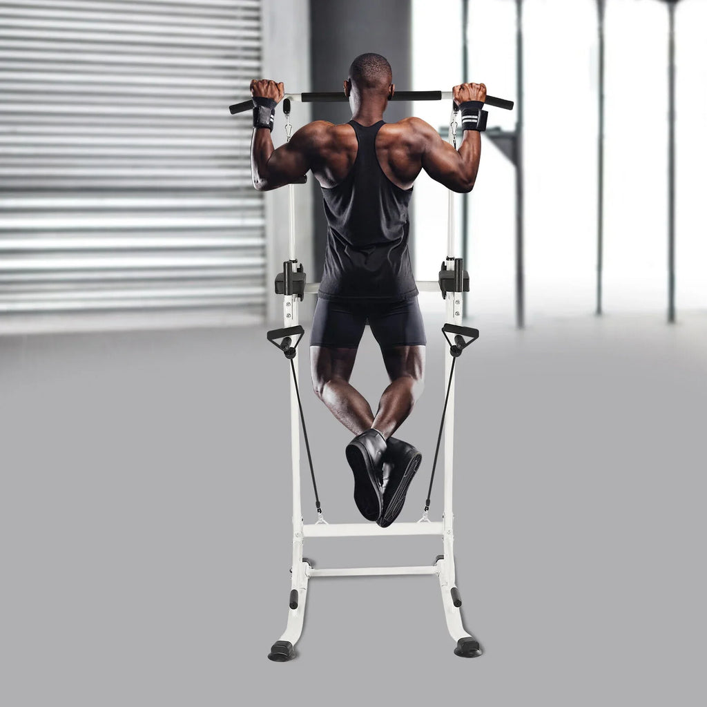 Tower Dip Up Gym Station Chin Black Pull Home Bar Push Power Gym Power Home Height Tower Adjustable