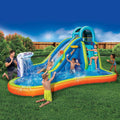 Kids Sprinkler Adventure Blower Feet exterior with Slide Giant Huge Included Long Park Wave Inflatable Heavy in Surf and Pool (14 Hoop - - Splash liquid Basketball Built - 8 N Duty High) by Feet