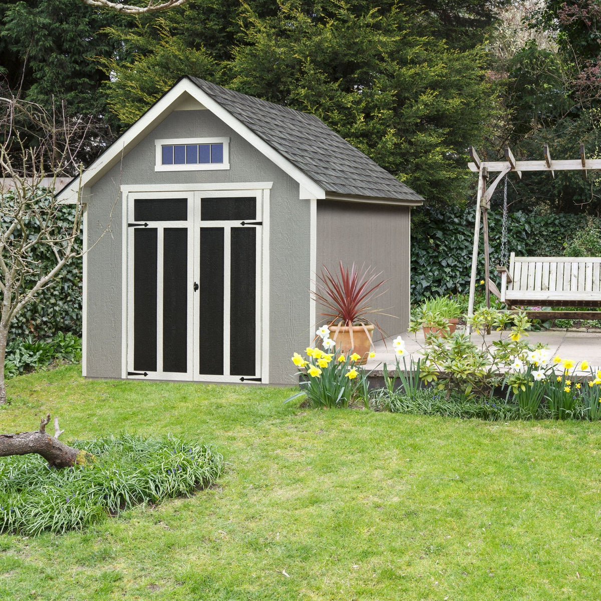 Storage 12 (Floor Products ft. ft. Wood Tribeca Home Handy x Shed 8 Included)