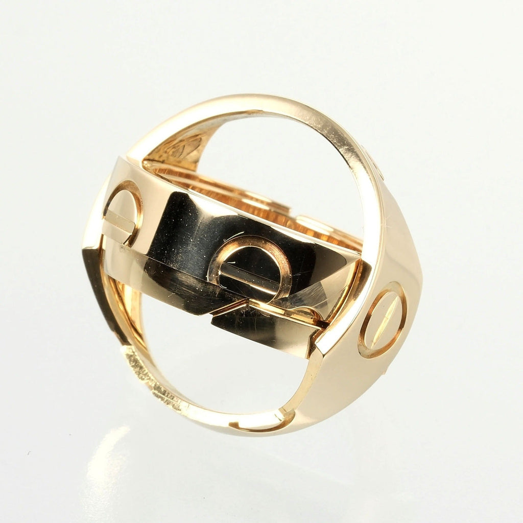 ring, Love YG dimension 9 gold, Astro yellow approx. (Good) Pre-Owned Cartier 11.68g I132124018 K18
