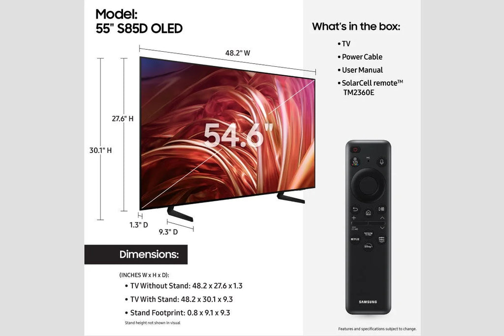 Smart Class TV 55” QN55S85DAEXZA S85D OLED 2024