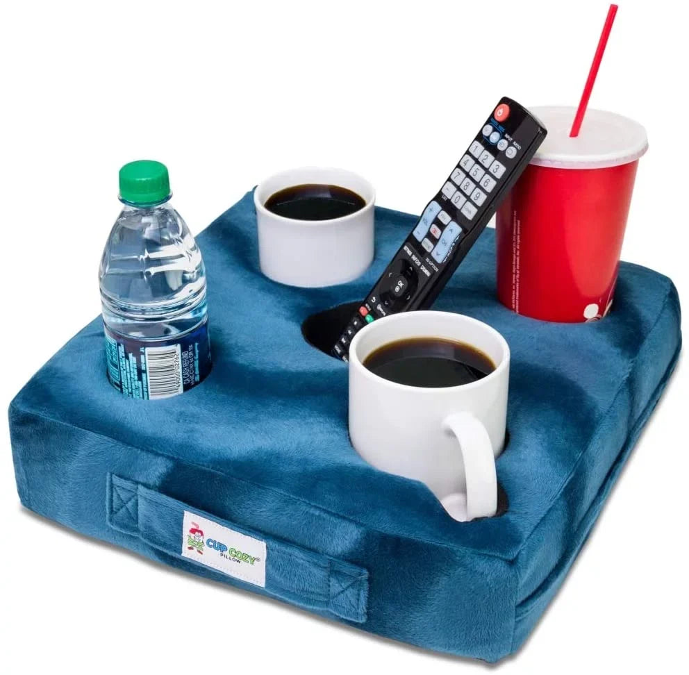 Use Keep TV RV, close spills. (Teal) Deluxe Cup world's cave, and Pillow park, prevent drinks BEST anywhere-Couch, man it floor, As Cozy beach -The car, and Seen cup your holder! bed, more! on