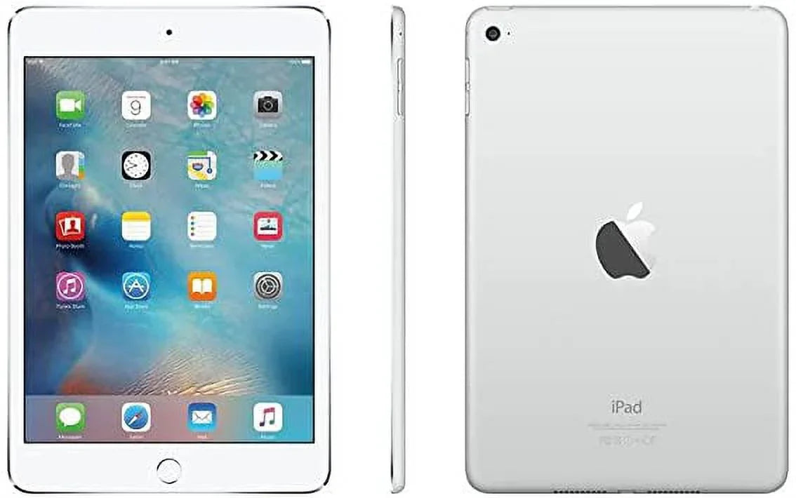 (Refurbished) 128GB 4 Wi-Fi Silver MK9P2LL/A Restored iPad Mini