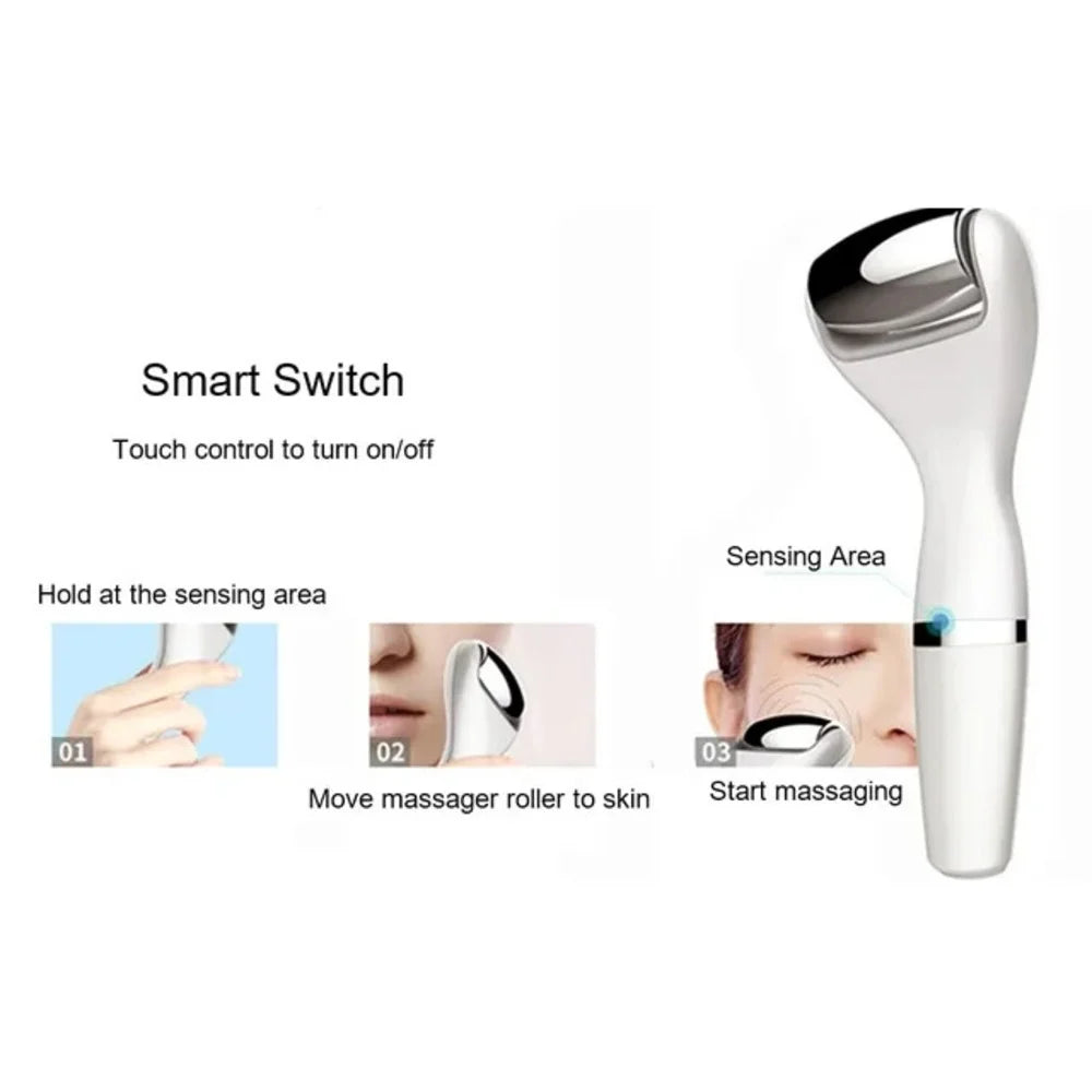 with Face Roller Stainless Body Steel Anti-Aging Massager TOUCHBeauty