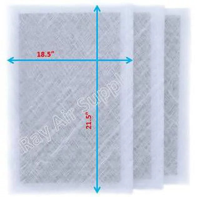 (3 Cleaner 20x24 Replacement Refills Filter Dynamic Supply Air Pads 20x24 Pack) RayAir