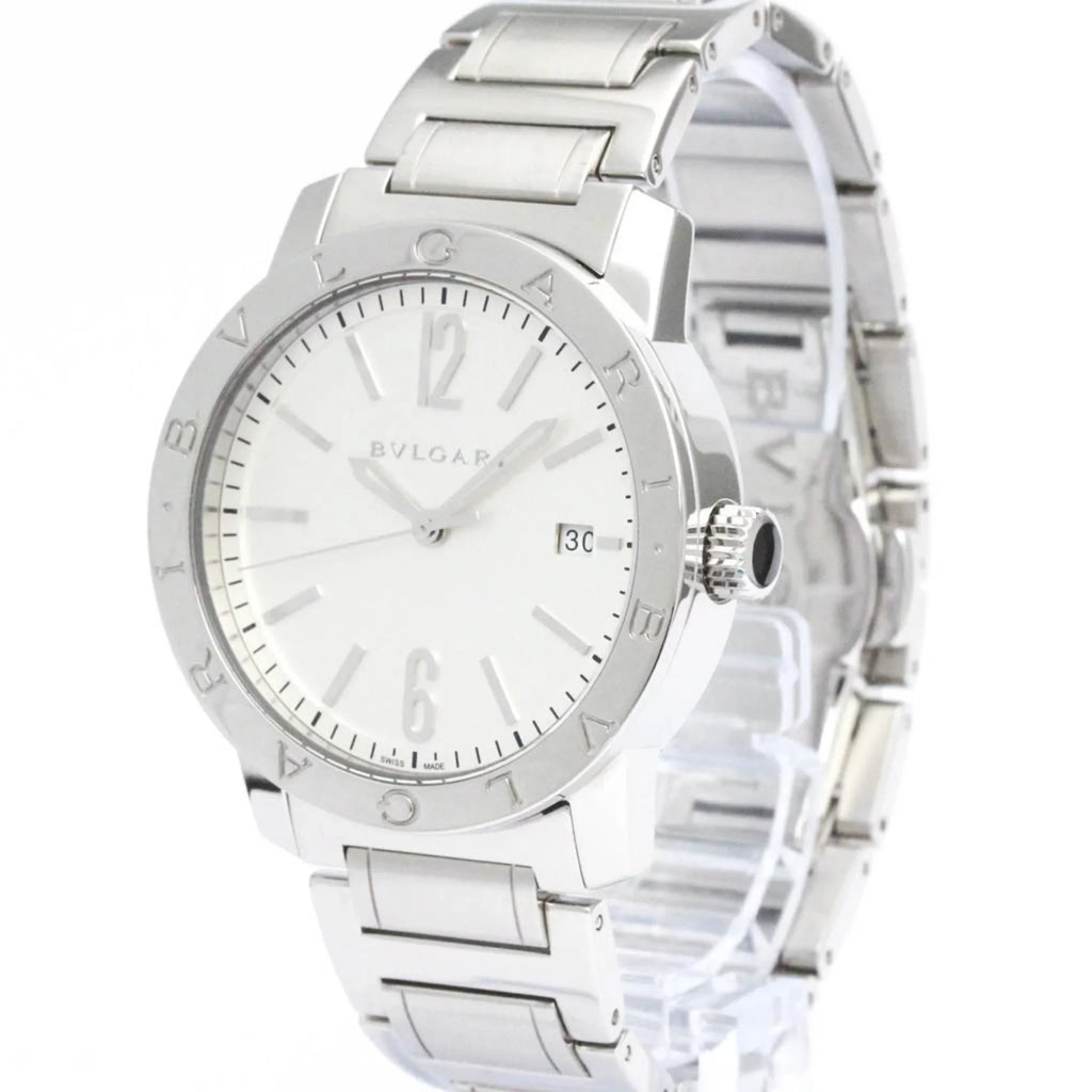 BF560761 Automatic Steel Watch BVLGARI BVLGARI-BVLGARI Pre-Owned (Good) Mens BB39S Polished