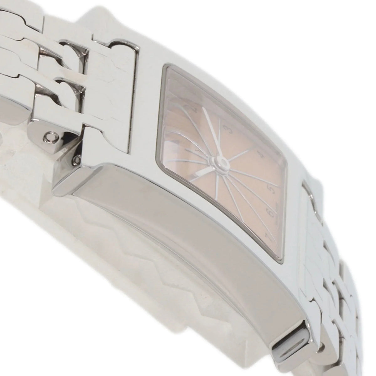 Stainless H HH1.210 Wristwatch Hermes Watch Ladies HERMES (Good) Pre-Owned Steel/SS
