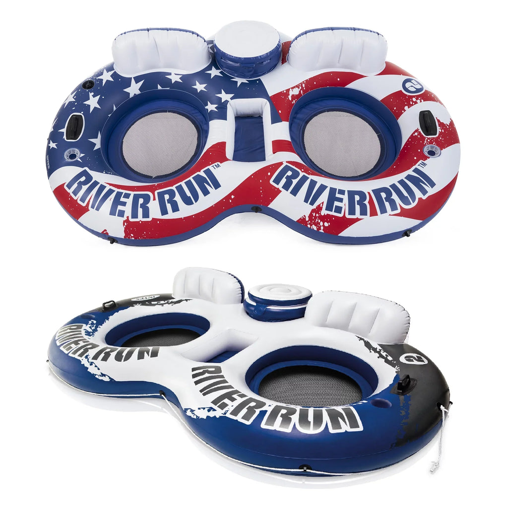 American 2 River Intex II Float Float Run Flag & Person 2 Person