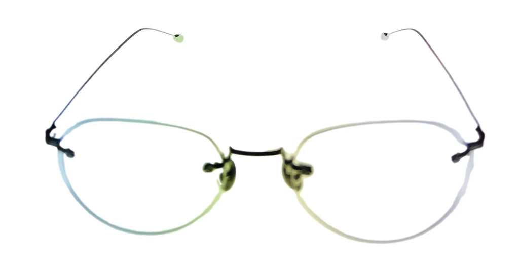Metal Frame Varvatos Mens Round Rimless Eyewear John 53mm Silver V170.