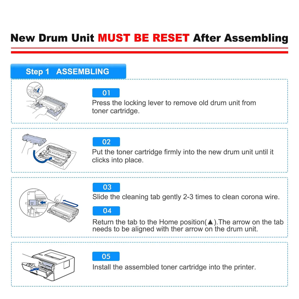 HL-L2350DW Toner, Printer ) Set and Unit (2x Toner TN-760 MFC-L2690DW for Drum Compatible DCP-L2550DW MFC-L2710DW DR-730 Drum TN730 Cartridge 1x Brother DR730 Unit TN760