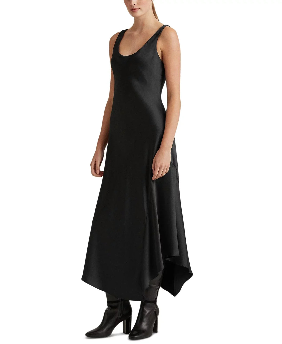 Black, Satin Lauren outfit, Lauren Charmeuse 14 Ralph