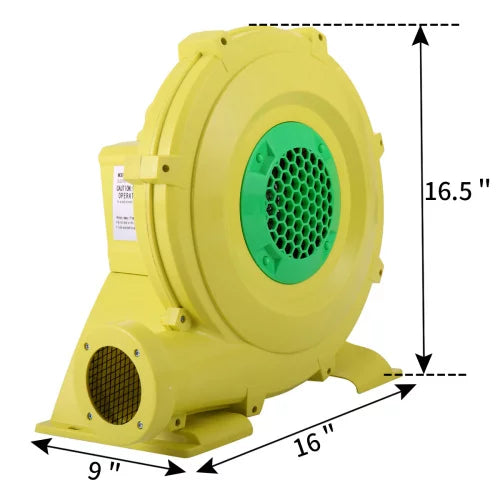 680 liquid Green - Slides, Yellow Air Castle, Portable W Pump Safe, Inflatable Bounce Fan and for Blower,