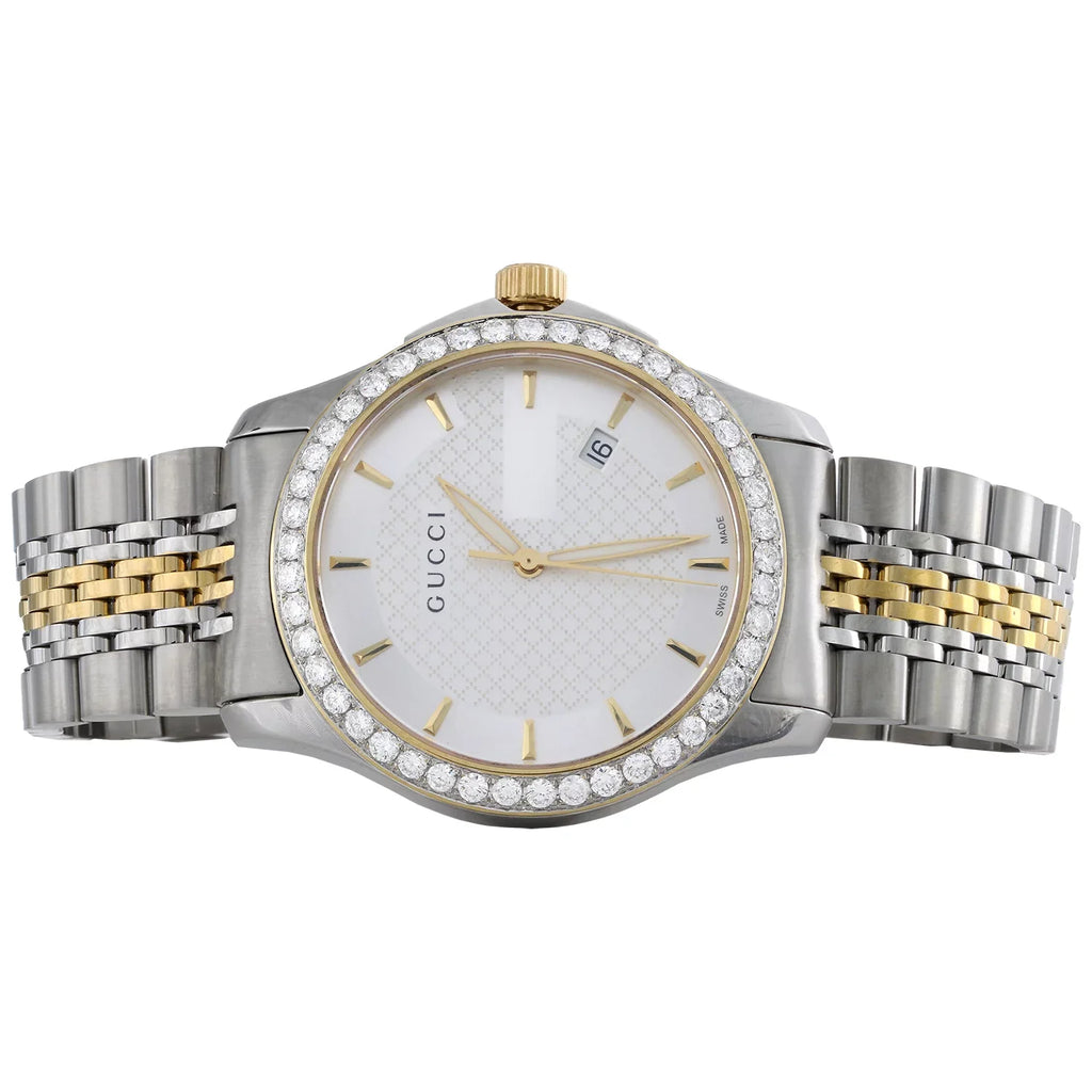 Watch Two Diamond 2 Ya126409 Tone CT. PVD Steel 38mm Yellow S. G-Timeless