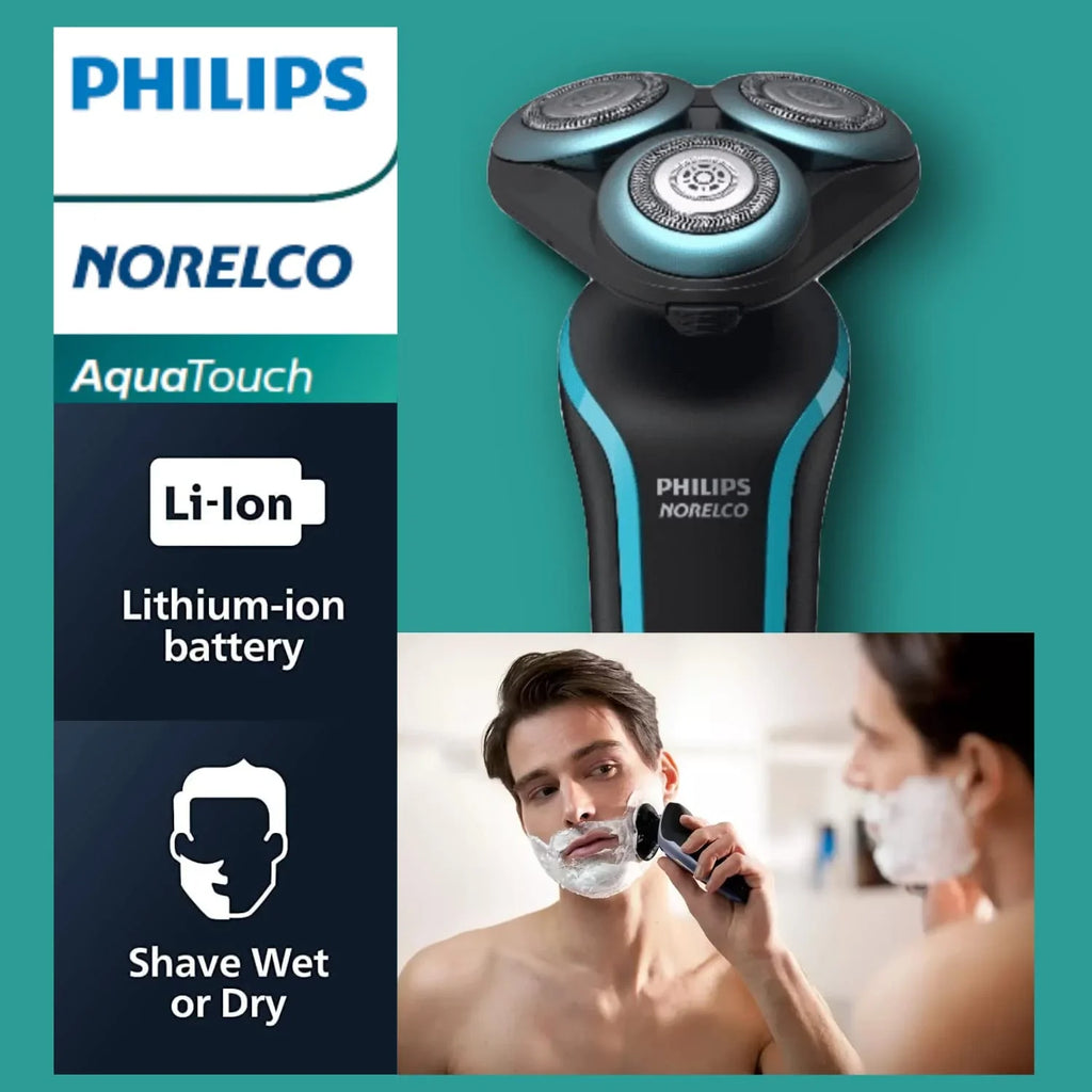 Electric 5000 Shaver Dry Wet Rechargeable Trimmer Men Philips Norelco Series Beard for Cordless