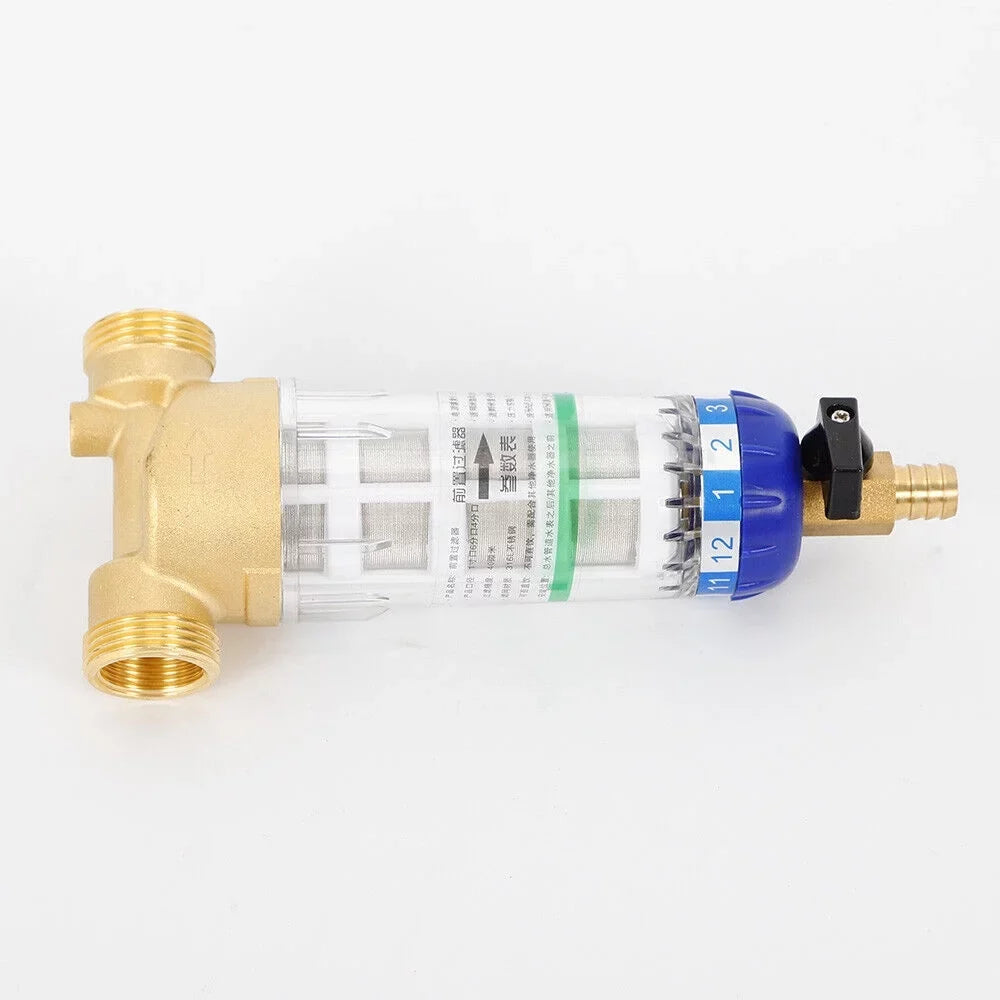 Mesh System 3/4" 50℃ Inch Sediment Down liquid Filter Reusable Spin liquid Filter