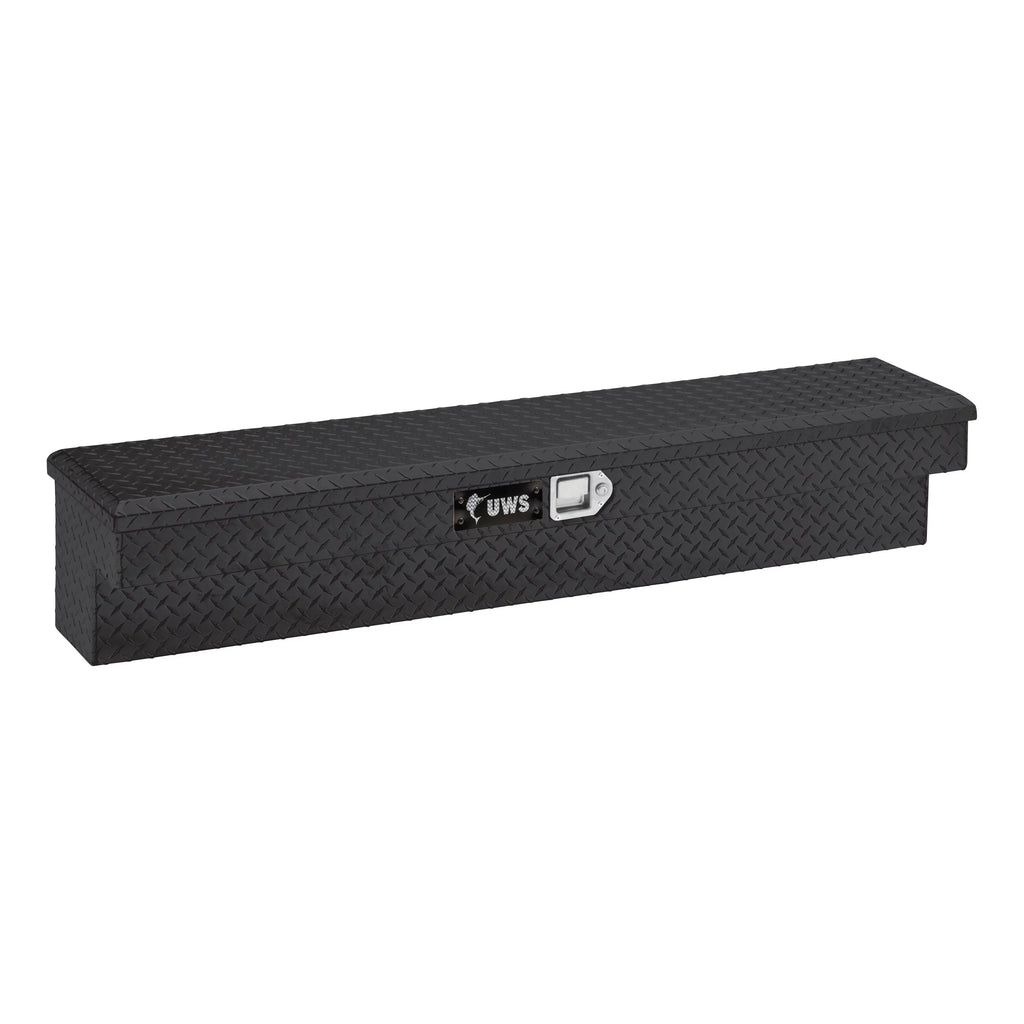 Gloss Heavy-Wall Side Tool UWS Box, Aluminum EC30102 Black Truck 48-Inch Lid RigidCore
