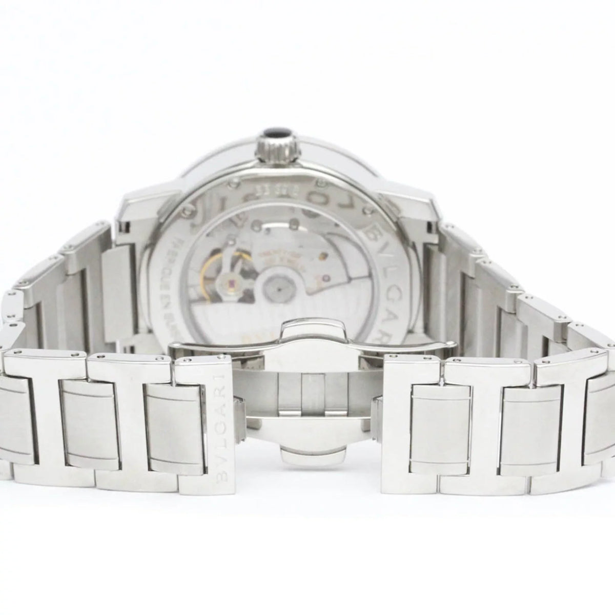 BF560761 Automatic Steel Watch BVLGARI BVLGARI-BVLGARI Pre-Owned (Good) Mens BB39S Polished