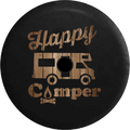Distressed Camper Tire RV Camera 2018 RV Wrangler Spare JL Cover Backup for Happy Jeep 2019 33 Inch Campfire Wood