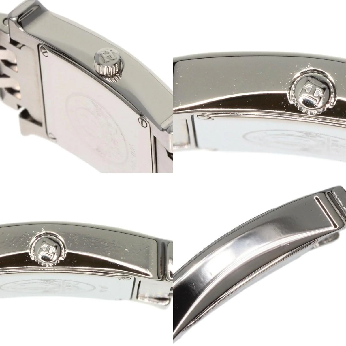 Stainless H HH1.210 Wristwatch Hermes Watch Ladies HERMES (Good) Pre-Owned Steel/SS