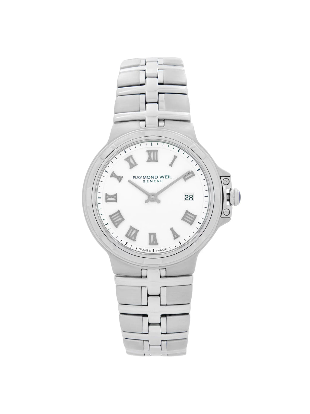 Weil 5180-ST-00300 Watch Parsifal Dial Ladies White Quartz Steel Raymond Roman